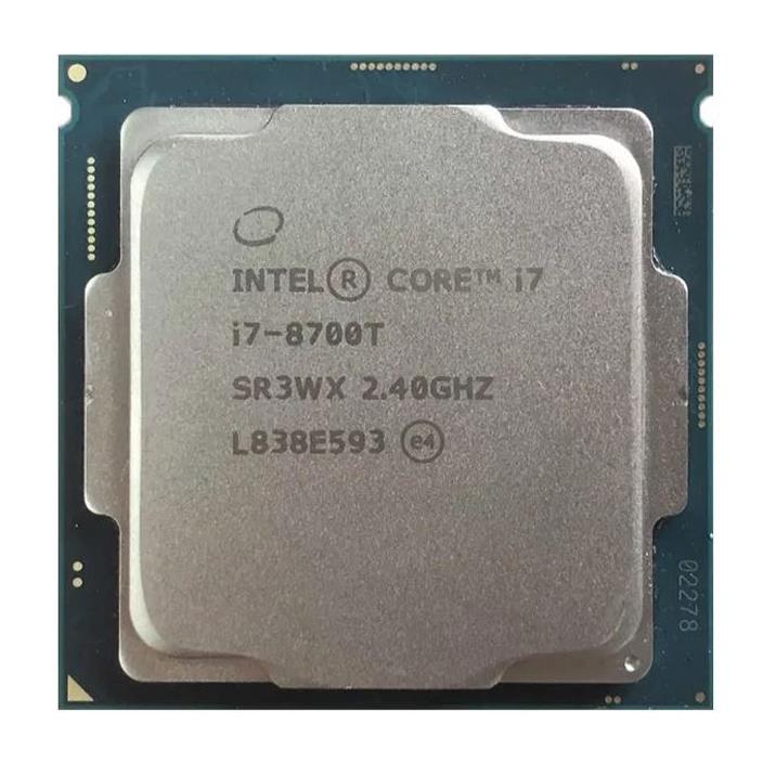 SR3WX Intel Core i7-8700T 6-Core 2.40GHz 8.00GT/s DMI3 12MB Cache Socket FCLGA1151 Processor