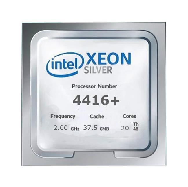 SRMGG Intel Xeon Silver 4416+ 20-Core 16GT/s UPI 37.5MB L3 Cache Socket FCLGA4677 Server Processor