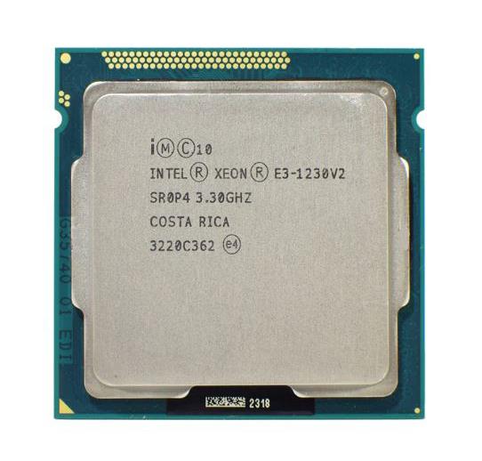 SROP4 Intel Xeon E3-1230 V2 Quad-Core 3.30GHz 5.00GT/s DMI 8MB L3 Cache Socket LGA1155 Processor
