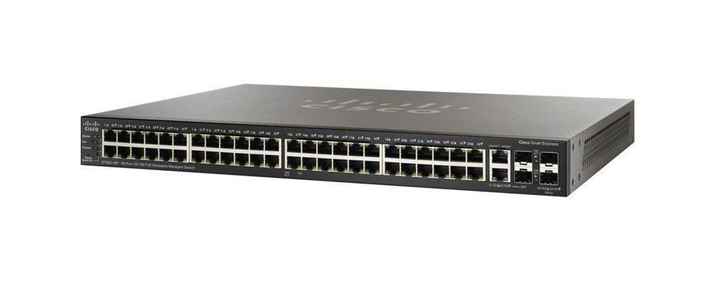 SRW248G4PEU Cisco 48-Ports 10/100 + 4-Ports Gigabit Switch (Refurbished)