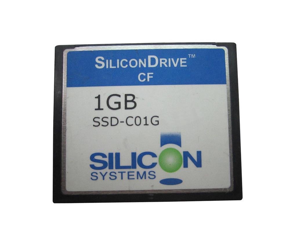 SSD-C01G-3512 SiliconSystems SiliconDrive 1GB ATA/IDE (PATA) CompactFlash (CF) Type I Internal Solid State Drive (SSD)