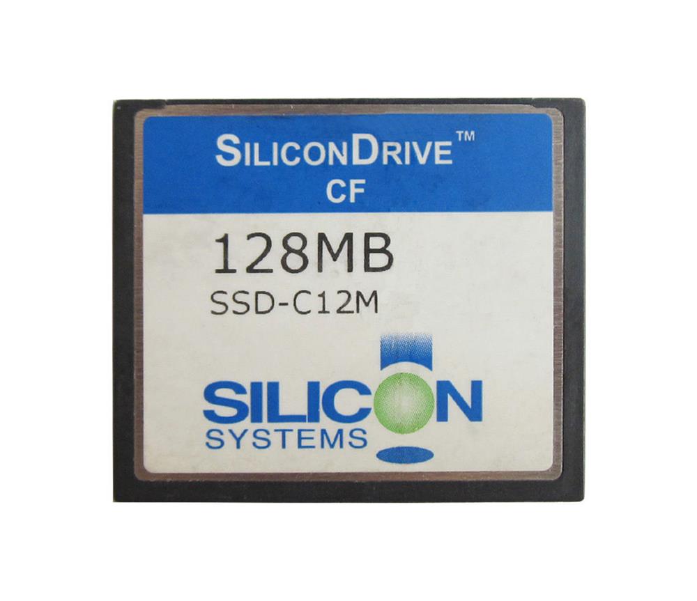 SSD-C12MI-3500 SiliconSystems SiliconDrive 128MB ATA/IDE (PATA) CompactFlash (CF) Type I Internal Solid State Drive (SSD) (Industrial Grade)