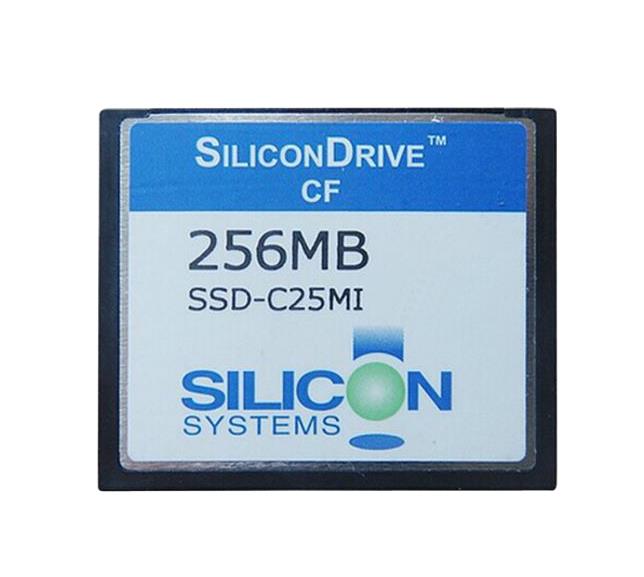 SSD-C25MI-3584 SiliconSystems SiliconDrive 256MB ATA/IDE (PATA) CompactFlash (CF) Type I Internal Solid State Drive (SSD) (Industrial Grade)