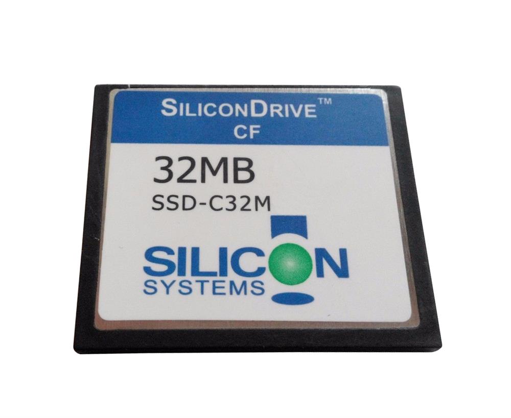 SSD-C32MI-3084 SiliconSystems SiliconDrive 32MB ATA/IDE (PATA) CompactFlash (CF) Type I Internal Solid State Drive (SSD) (Industrial Grade)