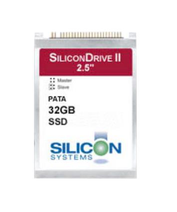 SSD-P32G-3005 SiliconSystems SiliconDrive 32GB RoHS 5/6 Removable PC Card (No DMA No SiSMART)