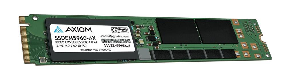 SSDEM5960-AX Axiom EM5 Series 960GB PCI Express 4.0 x4 NVMe M.2 2.5-inch Internal Solid State Drive (SSD)