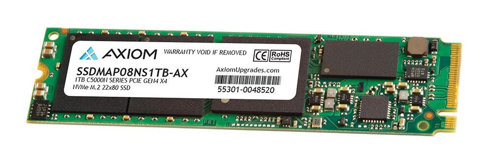 SSDMAP08NS1TB-AX Axiom C5000N Series 1TB PCI Express 4.0 x4 NVMe M.2 2280 Internal Solid State Drive (SSD)
