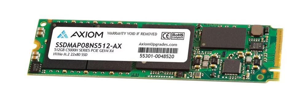 SSDMAP08NS512-AX Axiom C5000N Series 512GB PCI Express 4.0 x4 NVMe M.2 2280 Internal Solid State Drive (SSD)