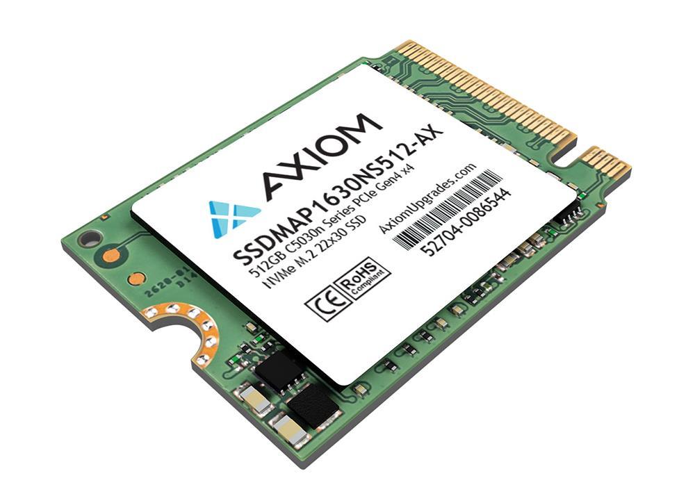 SSDMAP1630NS512-AX Axiom C5030N Series 512GB PCI Express 4.0 x4 NVMe M.2 2230 Internal Solid State Drive (SSD)