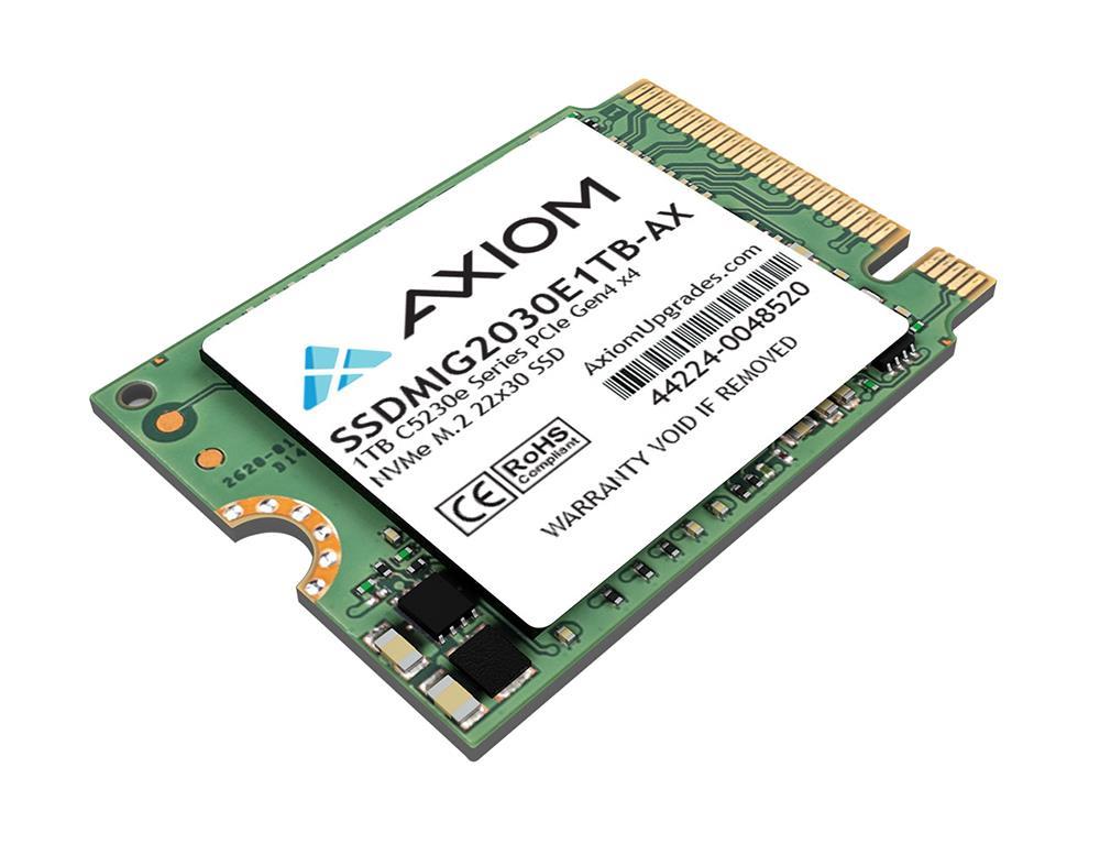 SSDMIG2030E1TB-AX Axiom C5230E Series 1TB PCI Express 4.0 x4 NVMe M.2 2230 Internal Solid State Drive (SSD)