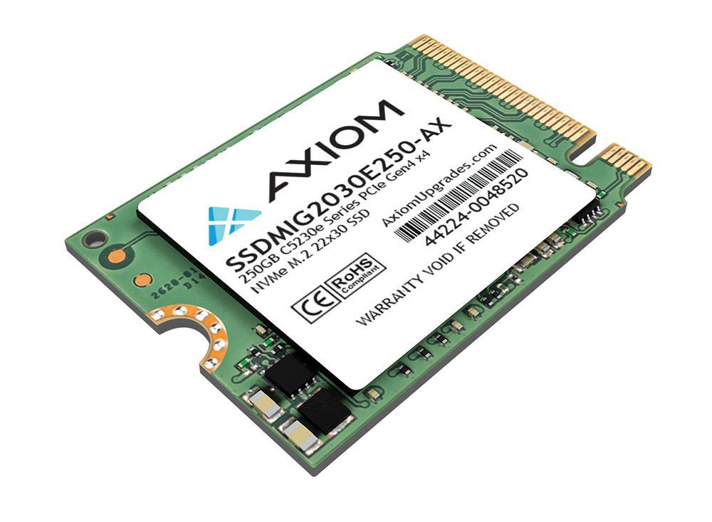 SSDMIG2030E250-AX Axiom C5230E Series 250GB PCI Express 4.0 x4 NVMe M.2 2230 Internal Solid State Drive (SSD)