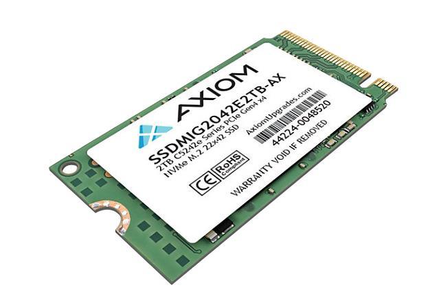 SSDMIG2042E2TB-AX Axiom C5242E Series 2TB PCI Express 4.0 x4 NVMe M.2 2242 Internal Solid State Drive (SSD)