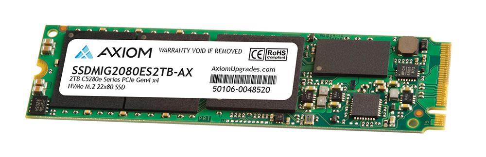 SSDMIG2080ES2TB-AX Axiom C5280E Series 2TB PCI Express 4.0 x4 NVMe M.2 2280 Internal Solid State Drive (SSD)