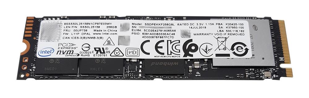 SSDPEKKF256G8L Intel Solid State Drive