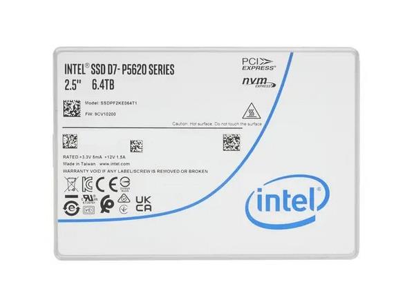 SSDPF2KE064T1 Intel 6.4TB PCI Express 4.0 x4 NVMe 2.5-inch Solid State Drive (SSD)