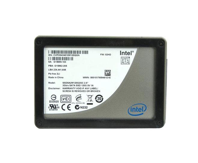 SSDSA2M120G2GC Intel X25-M 120GB MLC SATA 3Gbps 2.5-inch Internal Solid State Drive (SSD)