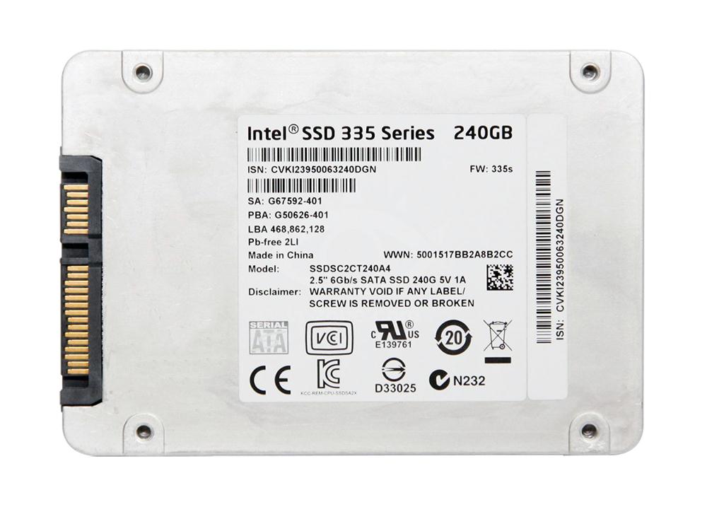 SSDSC2CT240A4 240GB 6.0 Gbps SSD