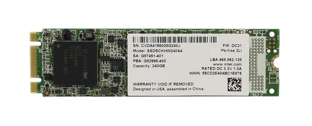 SSDSCKHW240A401 Intel 530 Series 240GB MLC SATA 6Gbps M.2 2280 Internal Solid State Drive (SSD)