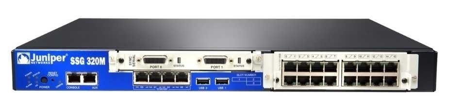 SSG-320M-SB Juniper Secure Services Gateway 320 System 256MB Base Memory 3 PIM Slots (Refurbished)