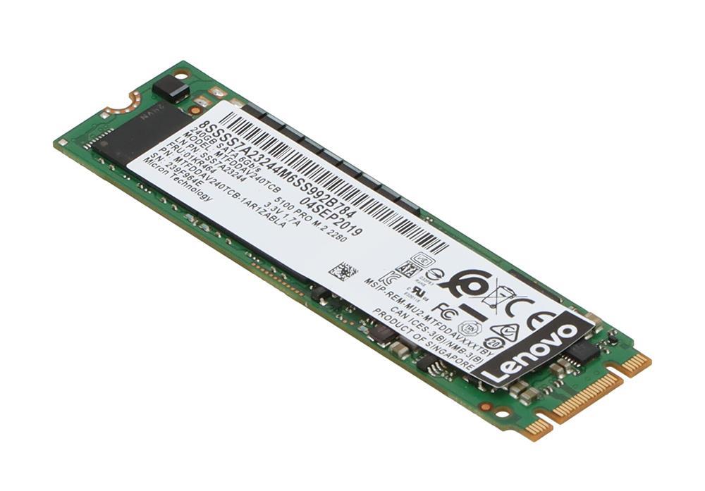 SSS7A23244-16-HU Lenovo 240GB 6Gb/s SATA TLC M.2 2280 Solid State Drive (SSD)