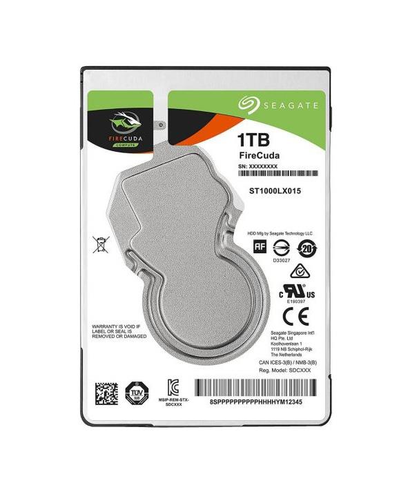 ST1000LXZ15 Seagate FireCuda 1TB 5400RPM SATA 6Gbps 128MB Cache (512e) 8GB NAND SSD 2.5-inch Internal Hybrid Hard Drive
