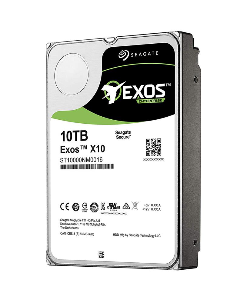 ST1000NM0016 Seagate Enterprise 10TB 7200RPM SATA 6Gbps 256MB Cache (512e) 3.5-inch Internal Hard Drive