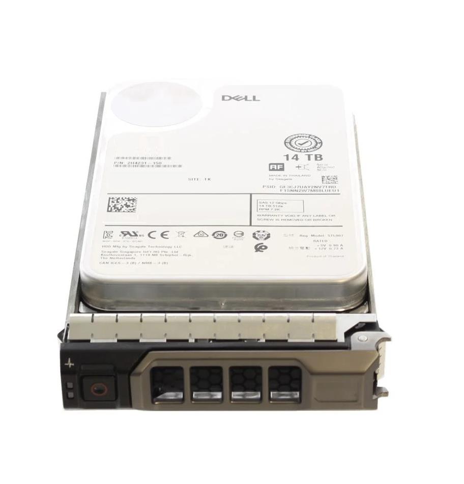 ST14000NM0168 Dell 14TB 7200RPM SAS 12Gbps 3.5-inch Internal Hard Drive