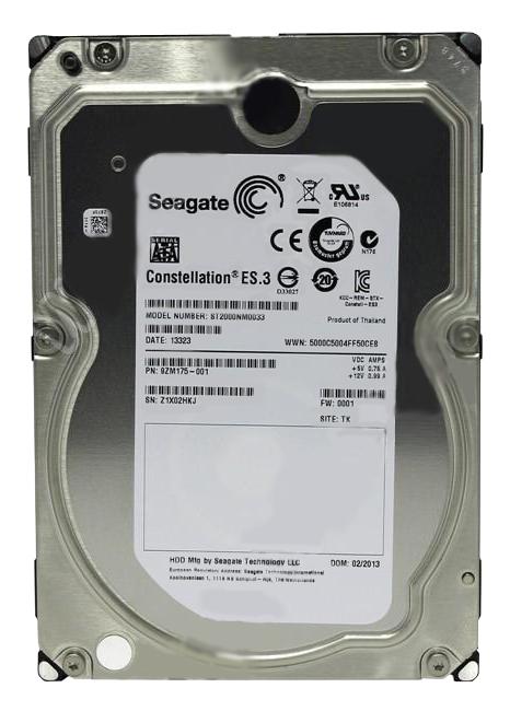 ST2000NM0033-C3 Seagate Constellation ES.3 2TB 7200RPM SATA 6Gbps 128MB Cache (512n) 3.5-inch Internal Hard Drive