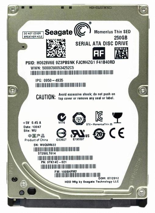 Seagate 250gb sales hard disk