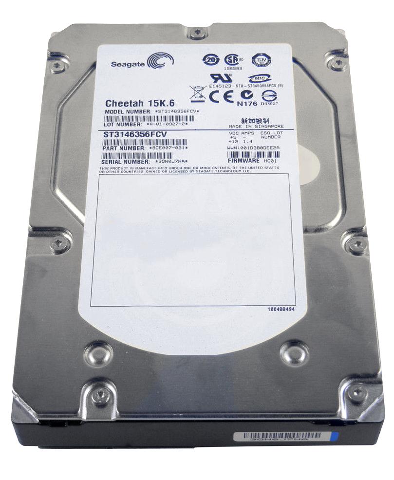 ST3146356FCV Seagate Cheetah 15K.6 146.3GB 15000RPM Fibre Channel 4Gbps 16MB Cache 3.5-inch Internal Hard Drive