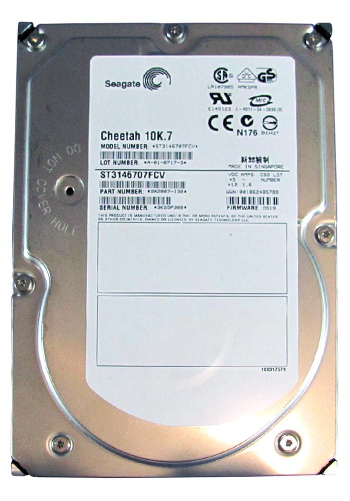 ST3146707FCV Seagate Cheetah 10K.7 146GB 10000RPM Fibre Channel 2Gbps 8MB Cache 3.5-inch Internal Hard Drive