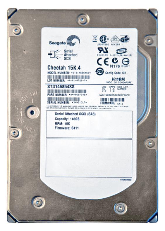 ST3146854SS Seagate Cheetah 15K.4 146GB 15000RPM SAS 3Gbps 8MB Cache 3.5-inch Internal Hard Drive