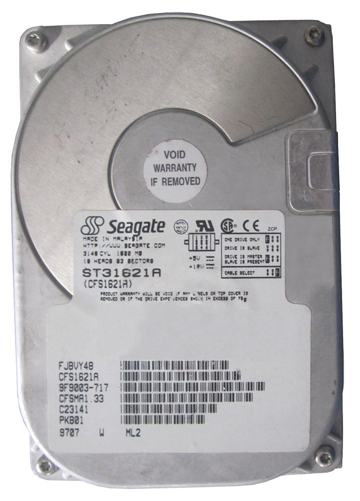 ST31621A Seagate Medalist 1.6GB 3600RPM ATA/IDE 64KB Cache 3.5-inch Internal Hard Drive