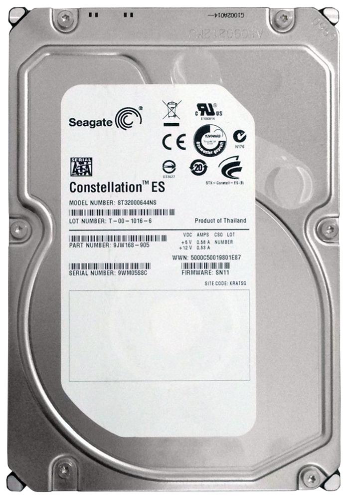 ST32000644NS Seagate Constellation ES 2TB SATA 3.0 Gbps Hard Drive