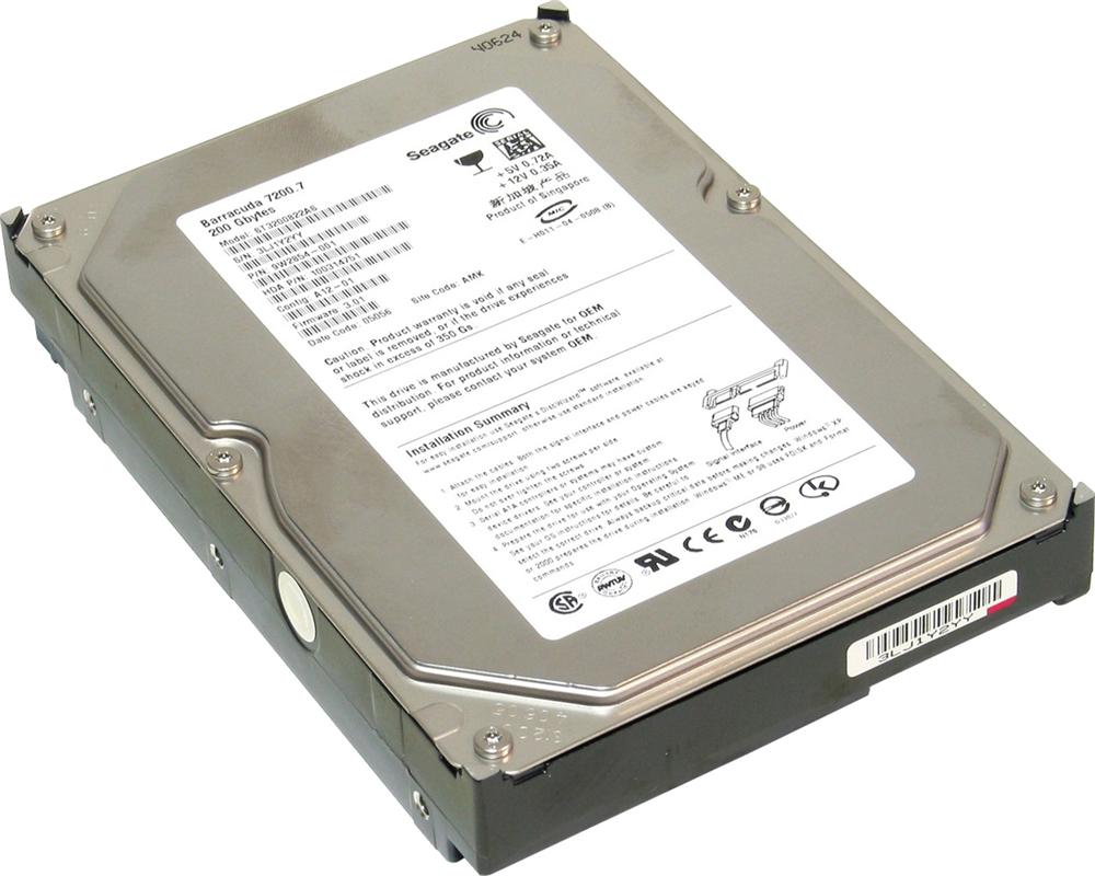 ST3200822AS Seagate Barracuda 7200.7 200GB 7200RPM SATA 1.5Gbps 8MB Cache 3.5-inch Internal Hard Drive