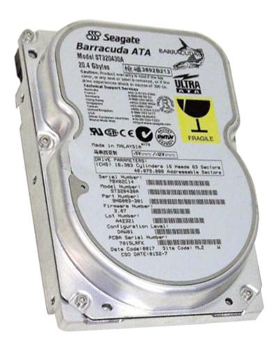 ST320430A Seagate Barracuda ATA 20.4GB 7200RPM ATA-66 512KB Cache 3.5-inch Internal Hard Drive