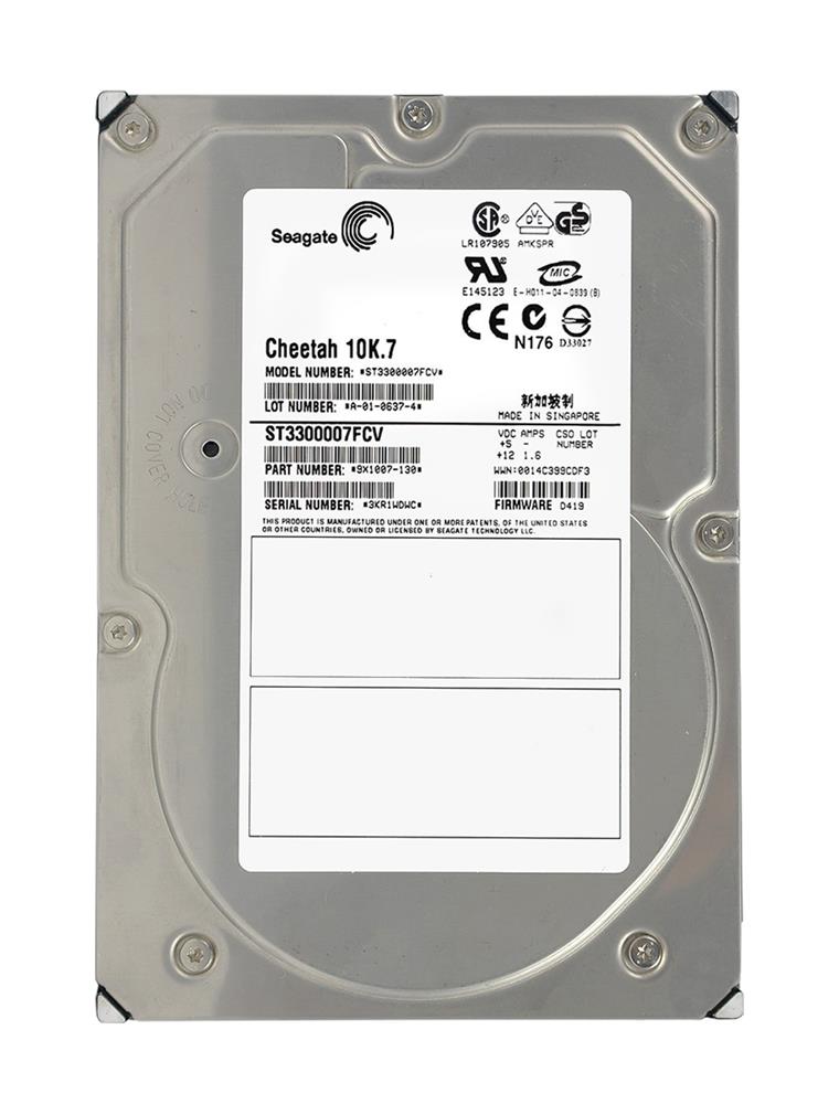 ST3300007FCV Seagate Cheetah 10K.7 300GB 10000RPM Fibre Channel 2Gbps 16MB Cache 3.5-inch Internal Hard Drive