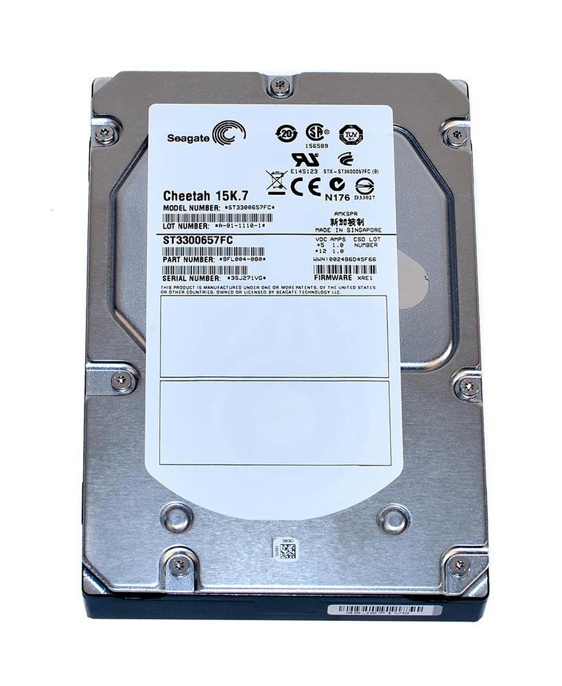 ST3300657FCU Seagate Cheetah 15K.7 300GB 15000RPM Fibre Channel 4Gbps 16MB Cache 3.5-inch Internal Hard Drive