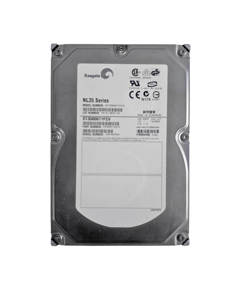 ST35000071FC Seagate NL35 Series 500GB 7200RPM Fibre Channel 2Gbps 8MB Cache 3.5-inch Internal Hard Drive