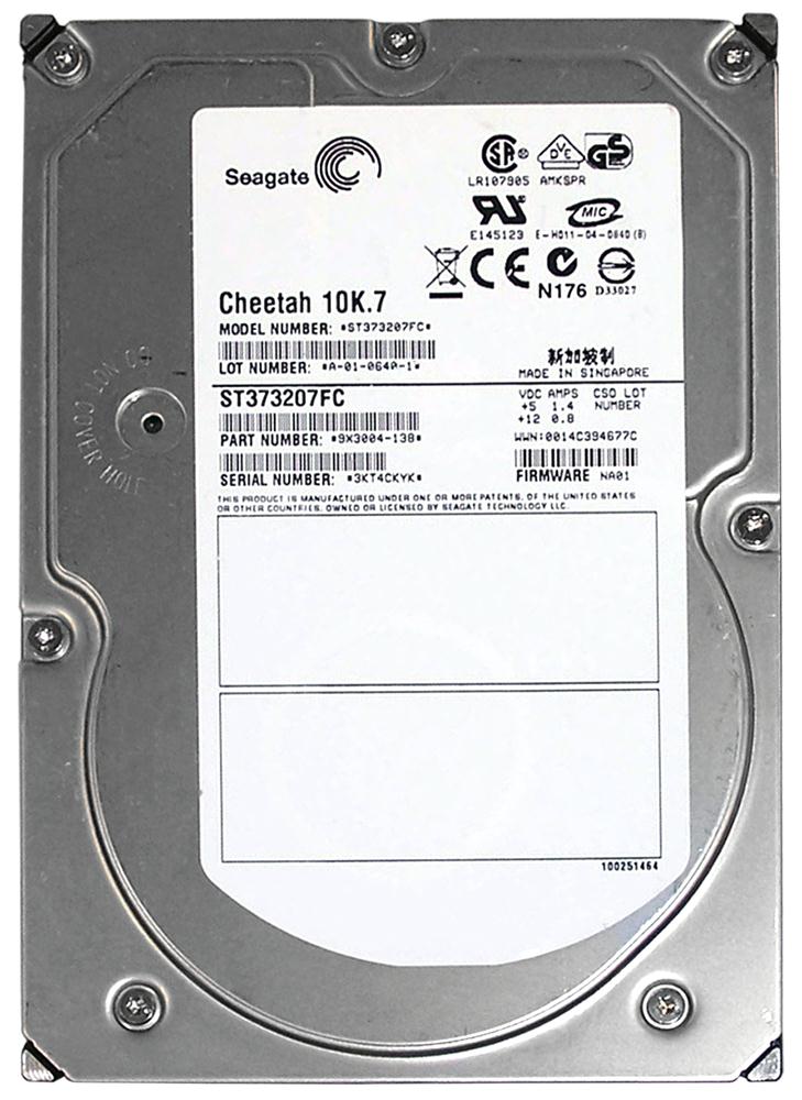 ST373207FC Seagate Cheetah 10K.7 73.4GB 10000RPM Fibre Channel 2Gbps 8MB Cache 3.5-inch Internal Hard Drive