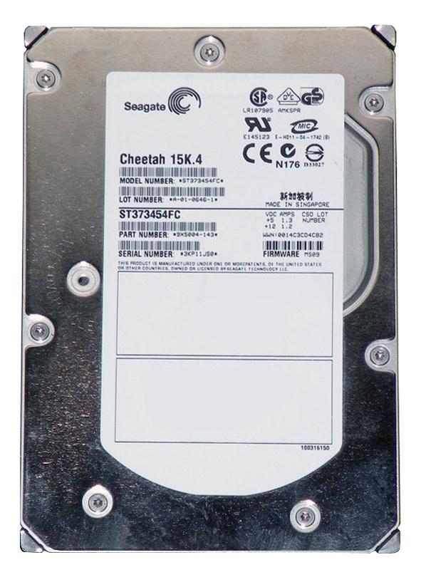 ST373454FC Seagate Cheetah 15K.4 73.4GB 15000RPM Fibre Channel 2Gbps 8MB Cache 3.5-inch Internal Hard Drive