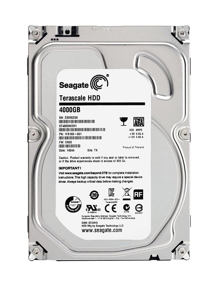 ST4000NC001 Seagate Terascale HDD 4TB 5900RPM SATA 6Gbps 64MB Cache (512e) 3.5-inch Internal Hard Drive