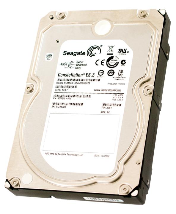 ST4000NM0023 Seagate Constellation ES.3 4TB 7200RPM SAS 6Gbps 128MB Cache (512n) 3.5-inch Internal Hard Drive