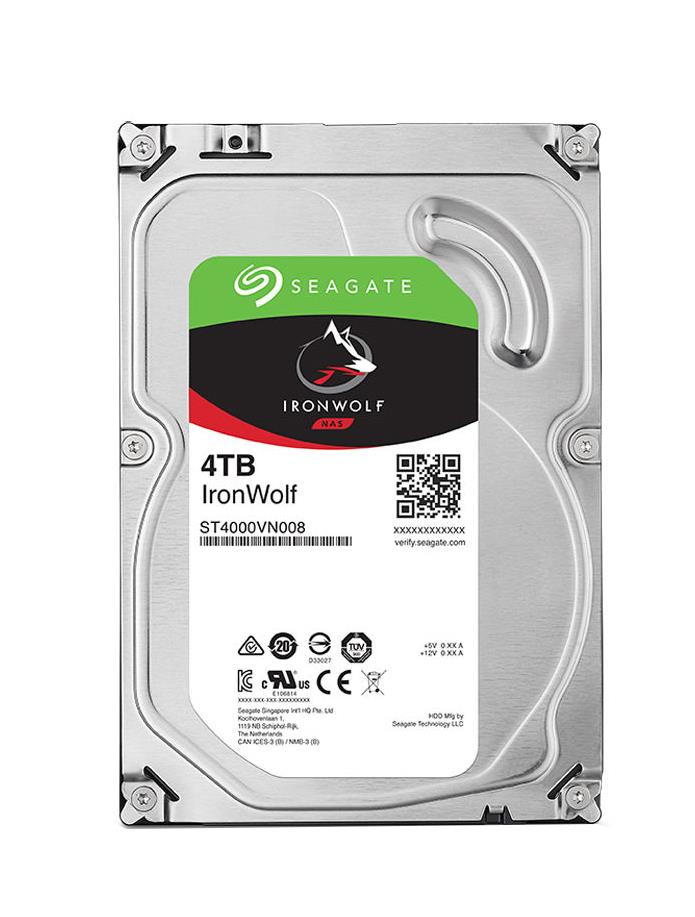 ST4000VN008-2PK Seagate IronWolf 4TB 5900RPM SATA 6Gbps 64MB Cache 3.5-inch Internal Hard Drive (2-Pack)