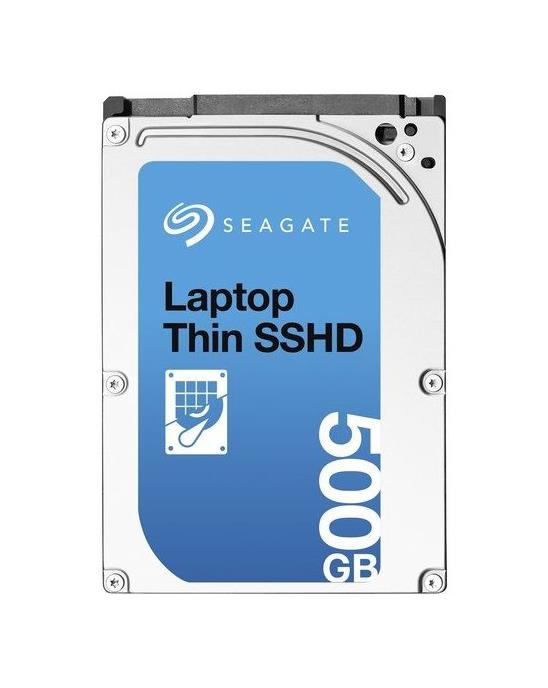 ST500LM001 Seagate Laptop Thin SSHD 500GB 5400RPM SATA 6Gbps 64MB Cache 8GB MLC SSD (SED) 2.5-inch Internal Hybrid Hard Drive