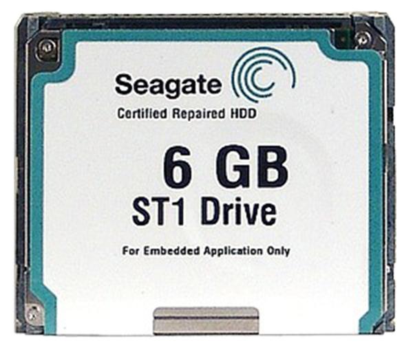ST660211CF Seagate ST1 Series 6GB 3600RPM CompactFlash (CF+) Type II 2MB Cache 1-inch Internal Hard Drive