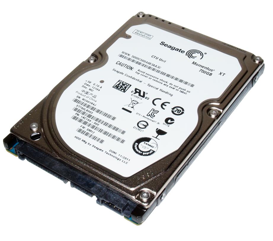 ST750LX00350BLK Seagate Momentus XT 750GB 7200RPM SATA 6Gbps 32MB Cache 8GB SLC SSD Embedded 2.5-inch Internal Hybrid Hard Drive (50-Pack)