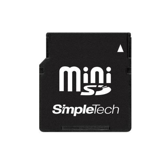 STI-MINISD/256 SimpleTech 256MB miniSD Flash Memory Card