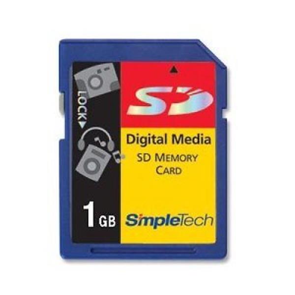 STI-SD/1GB SimpleTech 1GB SD Flash Memory Card