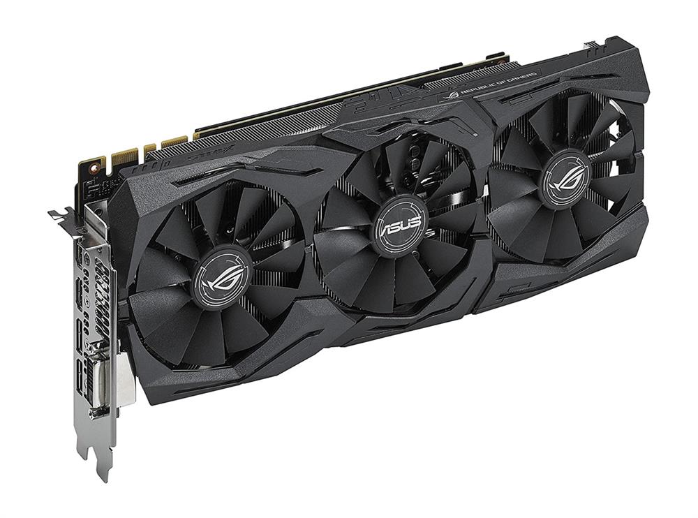 STRIX-GTX1070-O8G-GAMING ASUS Nvidia GeForce GTX 1070 8GB GDDR5 256-Bit 2x HDMI / 2x DisplayPort / HDCP/ DVI-D PCI-Express 3.0 Video Graphics Card